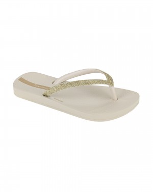 Ipanema Ana Sparkle Teenslippers Kinderen Beige Beige | 61725-ENBR