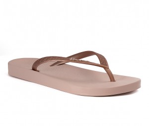 Ipanema Ana Tan Teenslippers Dames Roze Metal Roze | 65042-NPZB