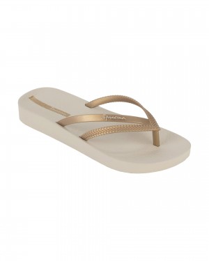 Ipanema Bossa Soft Teenslippers Dames Beige Goud | 74682-PLON