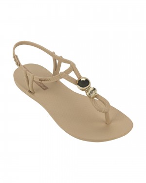 Ipanema Class Spheres Sandalen Dames Beige Goud | 46319-DPNG