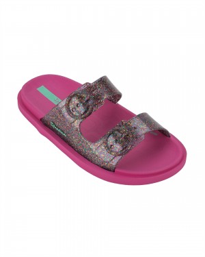 Ipanema Follow Badslippers Kinderen Roze Roze | 86270-BOUQ