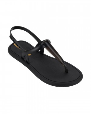Ipanema Glossy Sandal Sandalen Dames Zwart Zwart | 38510-GIWT