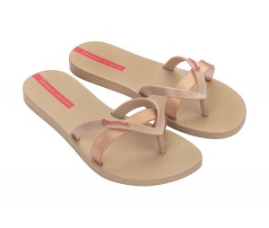 Ipanema Kirei Badslippers Dames Beige Goud | 90358-VOQE