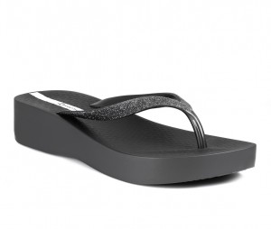 Ipanema Mesh Chic Teenslippers Dames Zwart Zwart | 78496-AEVP