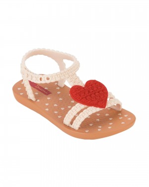 Ipanema My First Ipanema Sandalen Baby Beige Beige Rood | 12640-BHDM