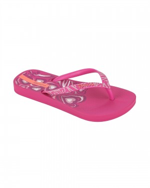 Ipanema Nostalgic Hearts Teenslippers Kinderen Roze Roze | 17094-UNVH
