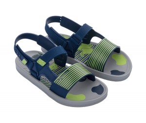 Ipanema Recreio Papete Sandalen Kinderen Grijs Blauw Groen | 68509-NPIL