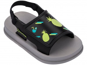 Ipanema Soft Sandalen Baby Grijs Zwart | 69718-LCNG
