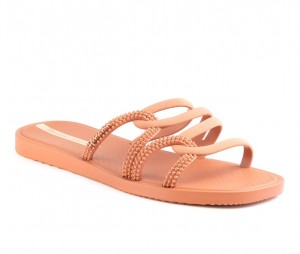 Ipanema Solar Slide Badslippers Dames Roze Roze | 70135-UEDX