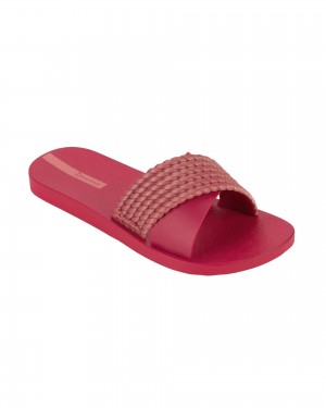 Ipanema Street Badslippers Dames Rood Rood | 32876-LHBJ