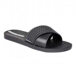 Ipanema Street Badslippers Dames Zwart Zwart | 59201-TXVS
