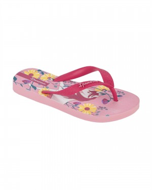 Ipanema Temas Teenslippers Kinderen Roze Wit Geel | 75246-VAIP