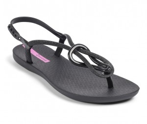 Ipanema Trendy Sandalen Dames Zwart Zwart Paars | 38725-XZRM