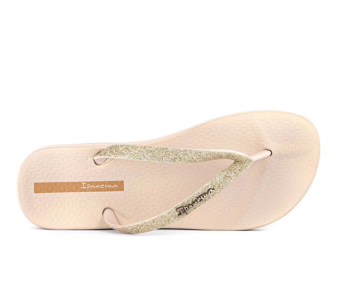 Ipanema Ana Sparkle Teenslippers Dames Beige | 32648-FCBQ