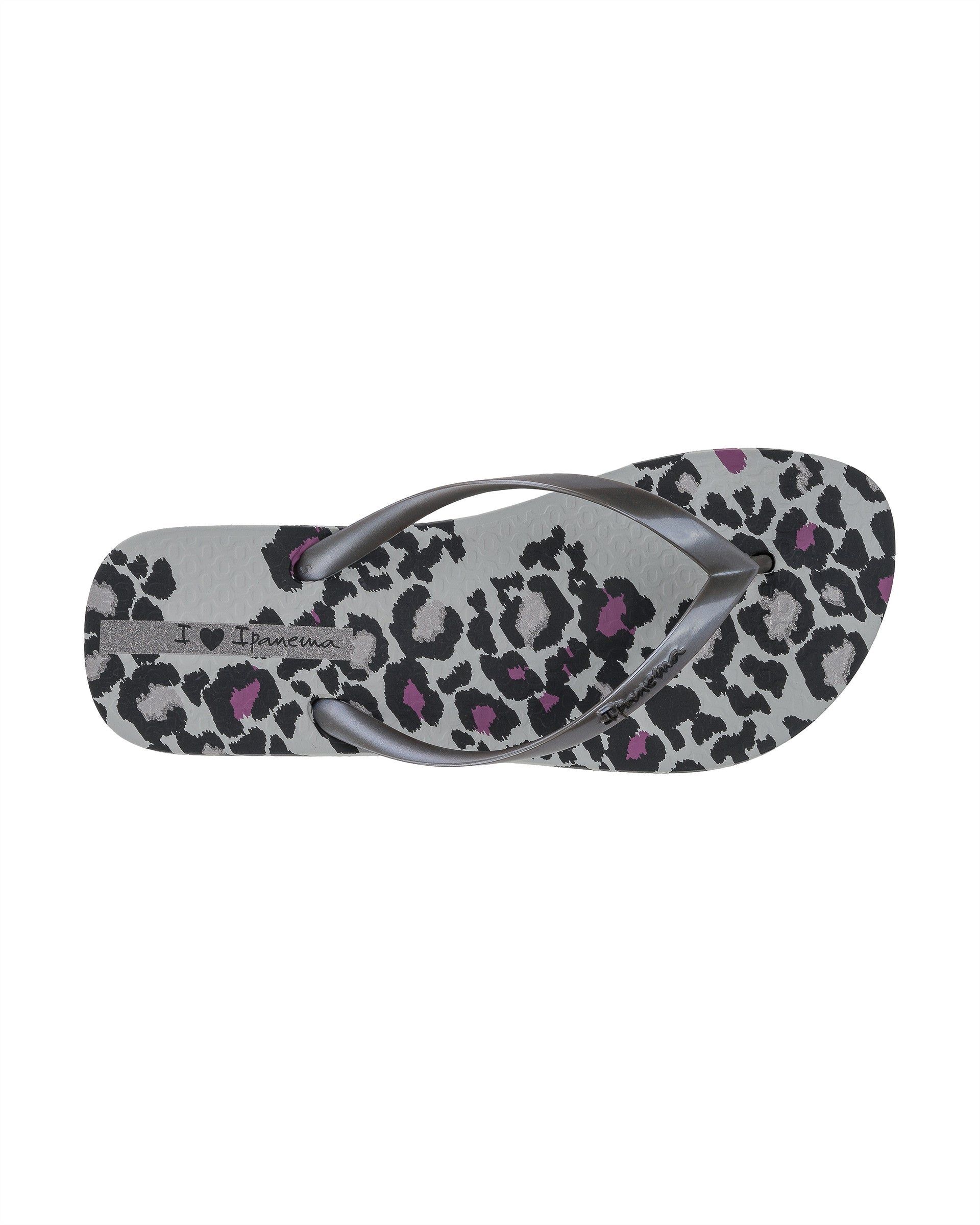 Ipanema Animal Print Teenslippers Dames Grijs Zilver | 70325-CBHP