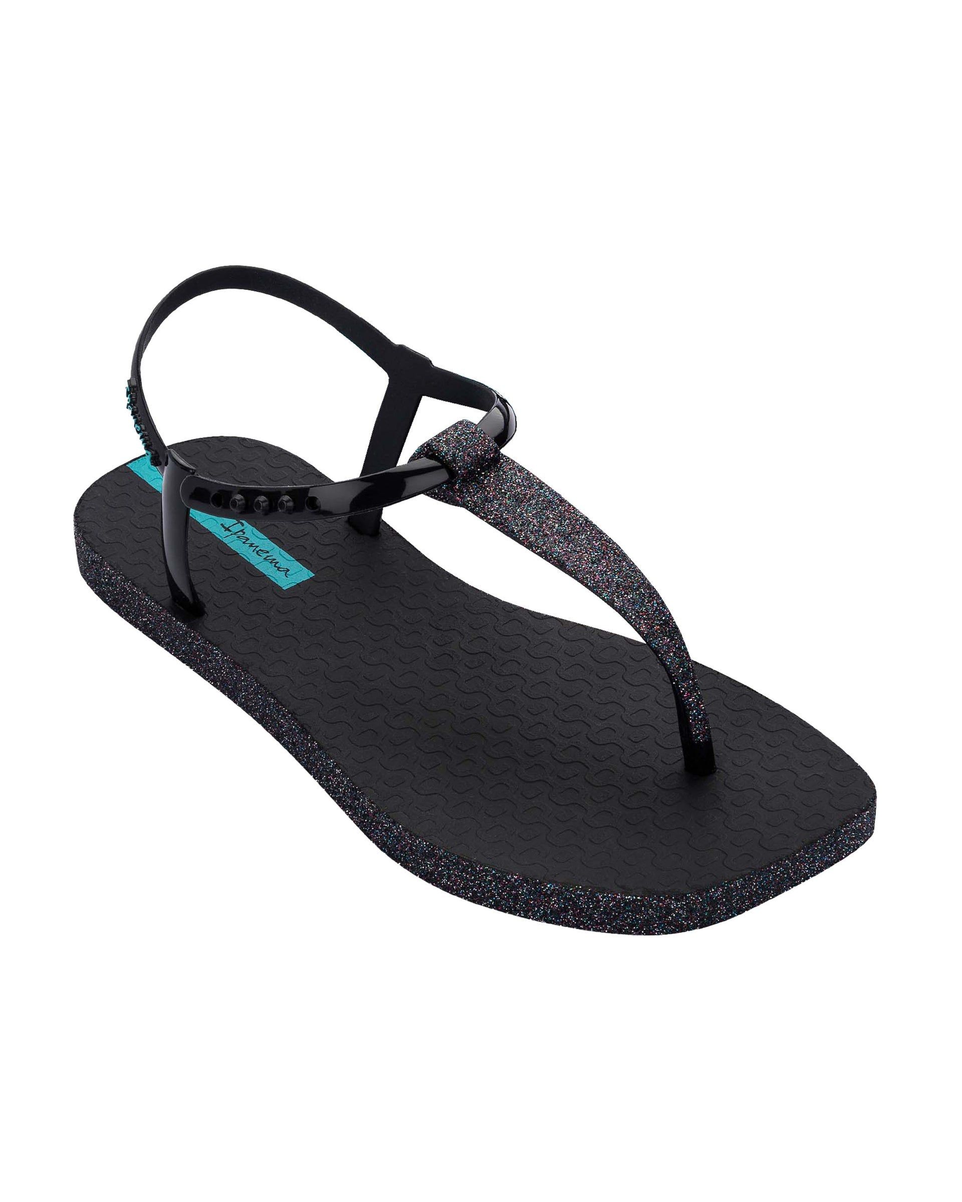 Ipanema Class Edge Glow Sandalen Dames Zwart Zwart | 90367-VGBZ