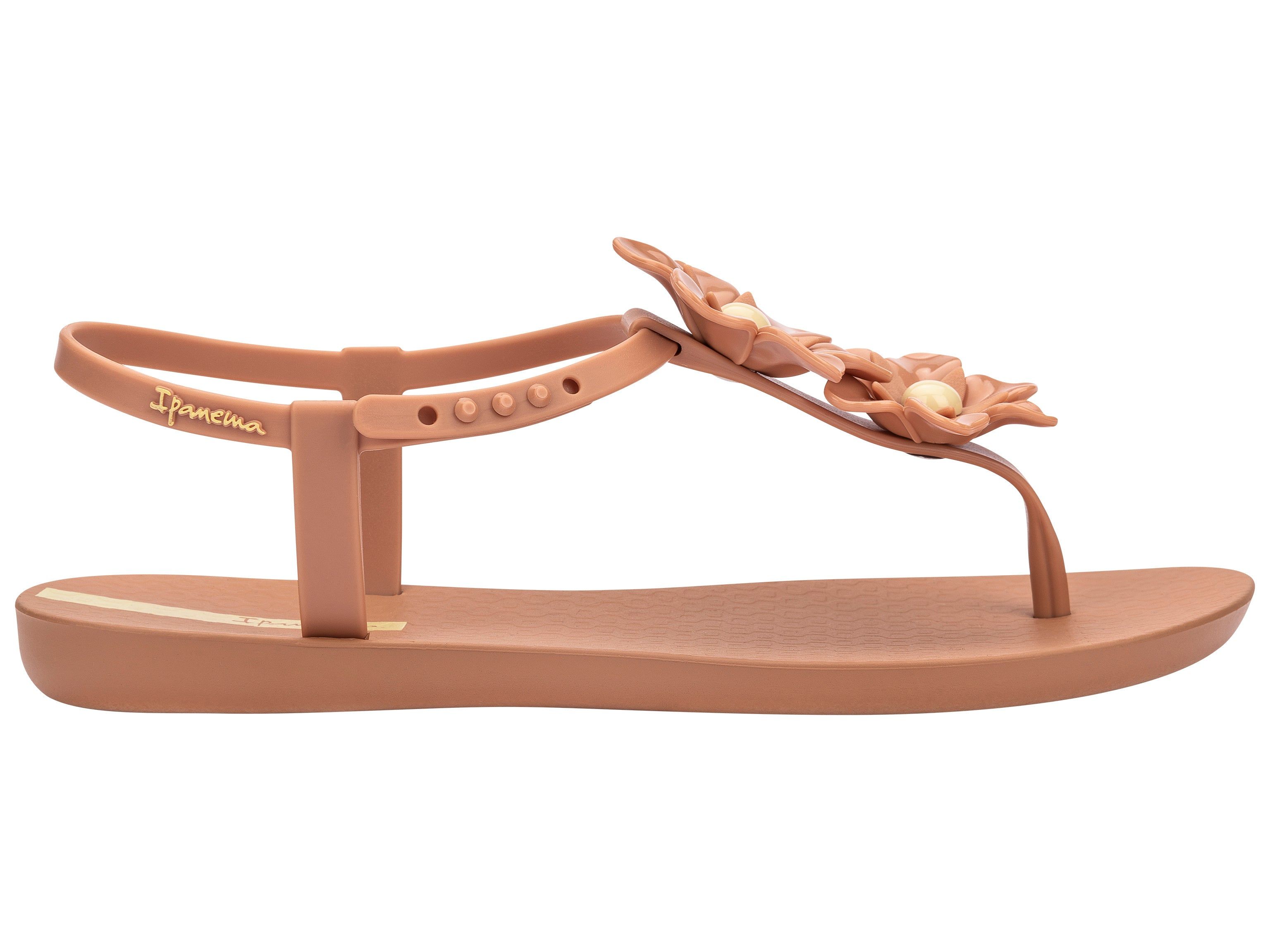 Ipanema Duo Flowers Sandalen Dames Bruin Geel | 30846-PZRD