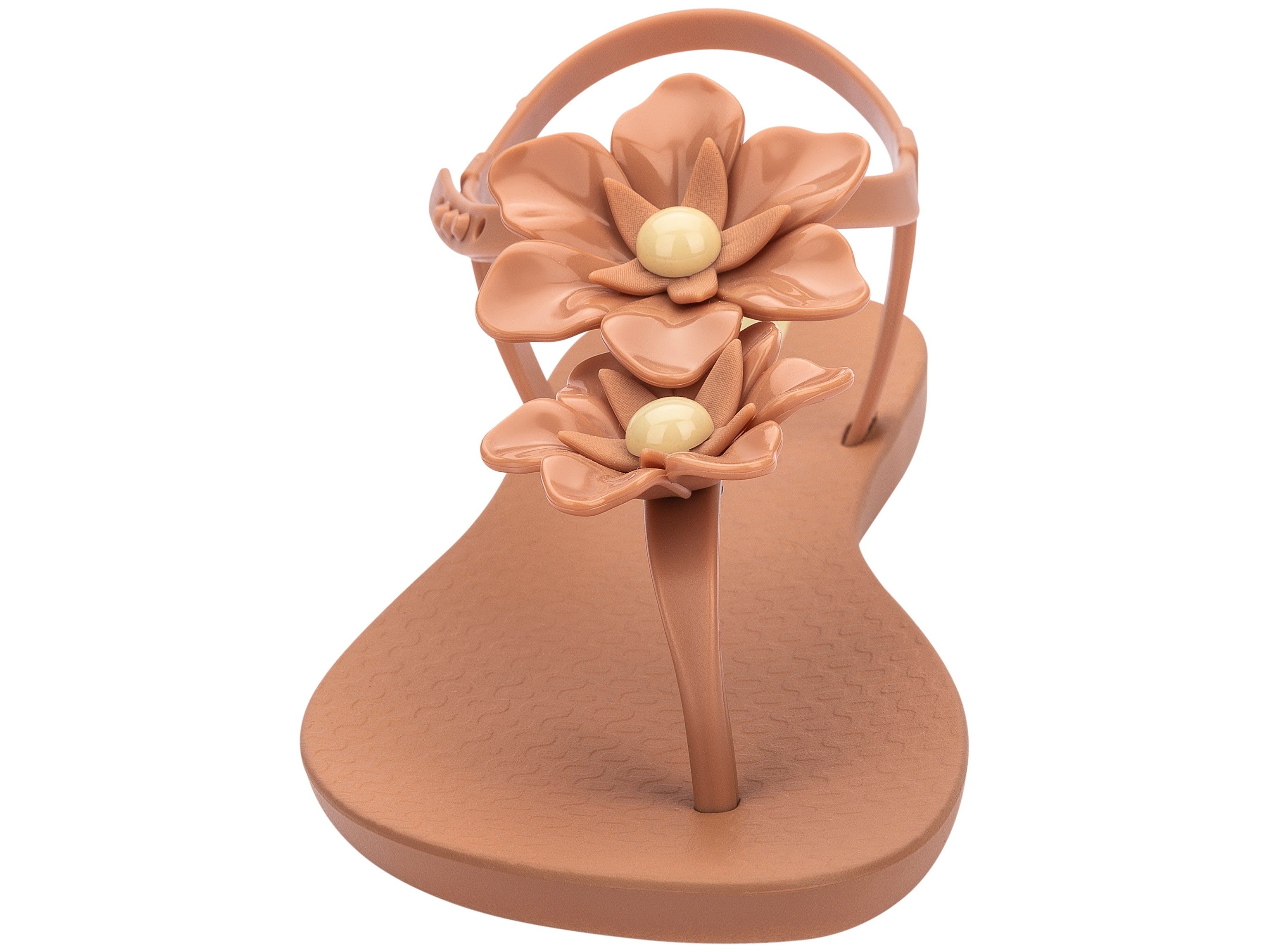 Ipanema Duo Flowers Sandalen Dames Bruin Geel | 30846-PZRD