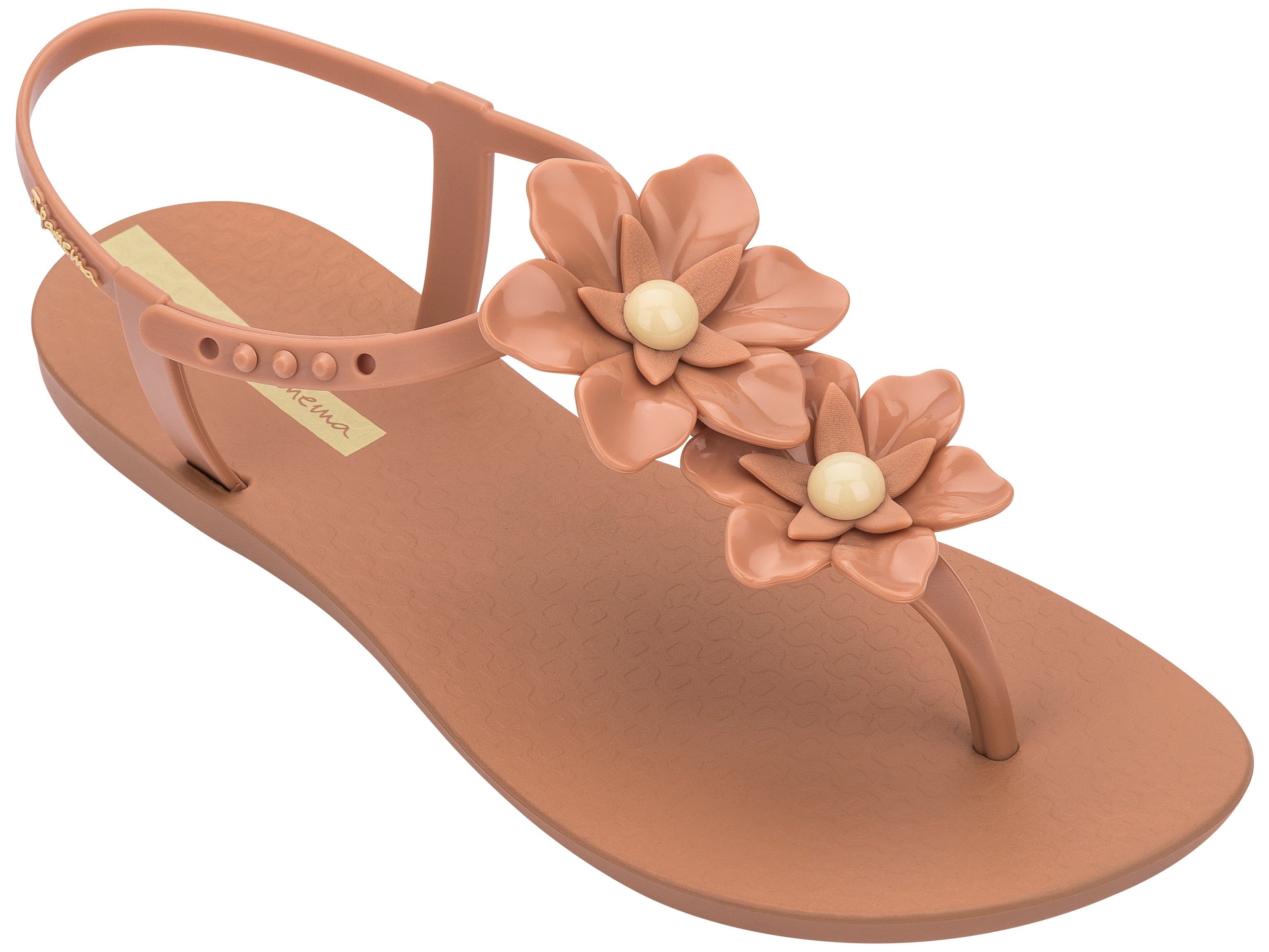 Ipanema Duo Flowers Sandalen Dames Bruin Geel | 30846-PZRD