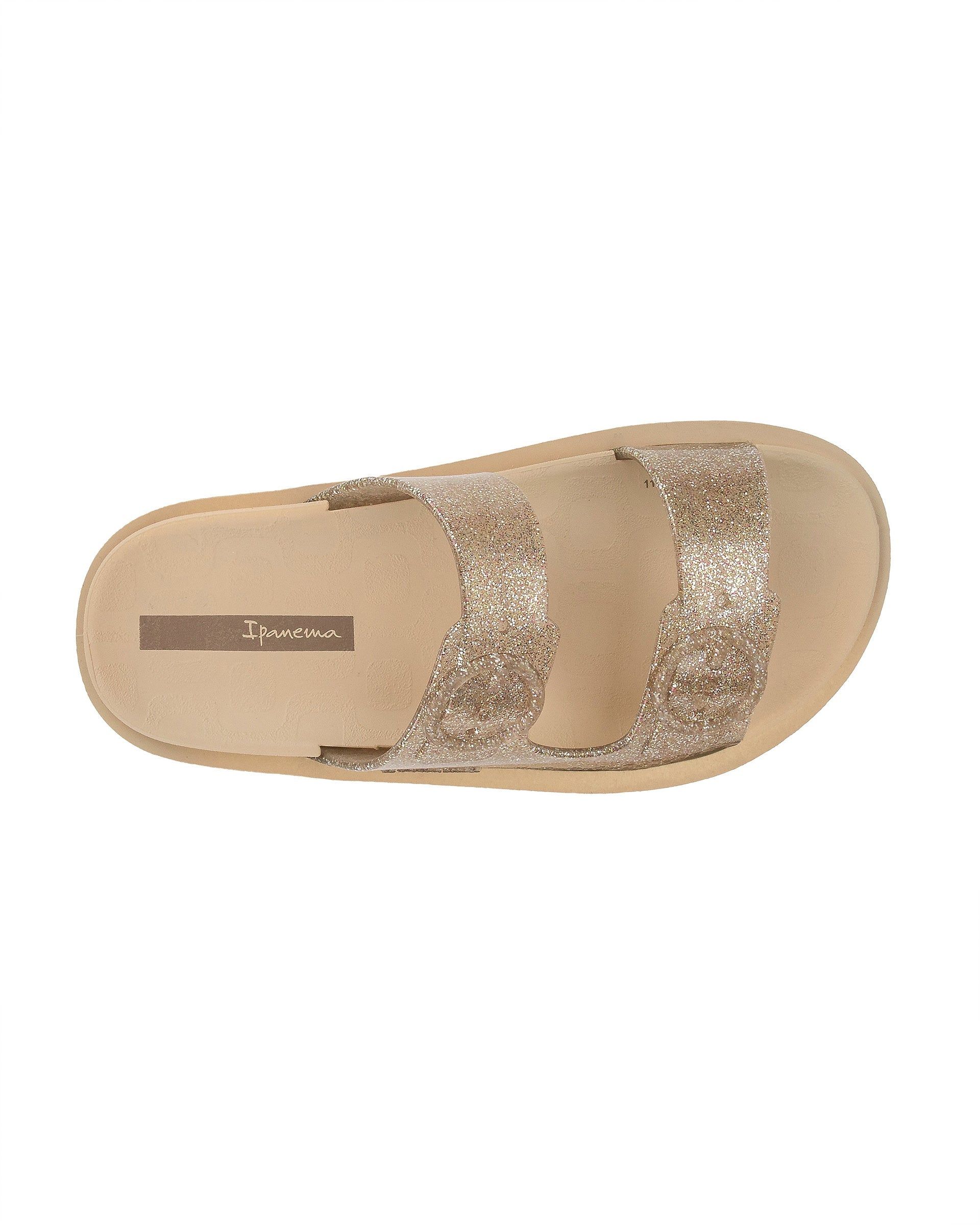 Ipanema Follow Badslippers Kinderen Beige Beige Goud | 26348-LAHC