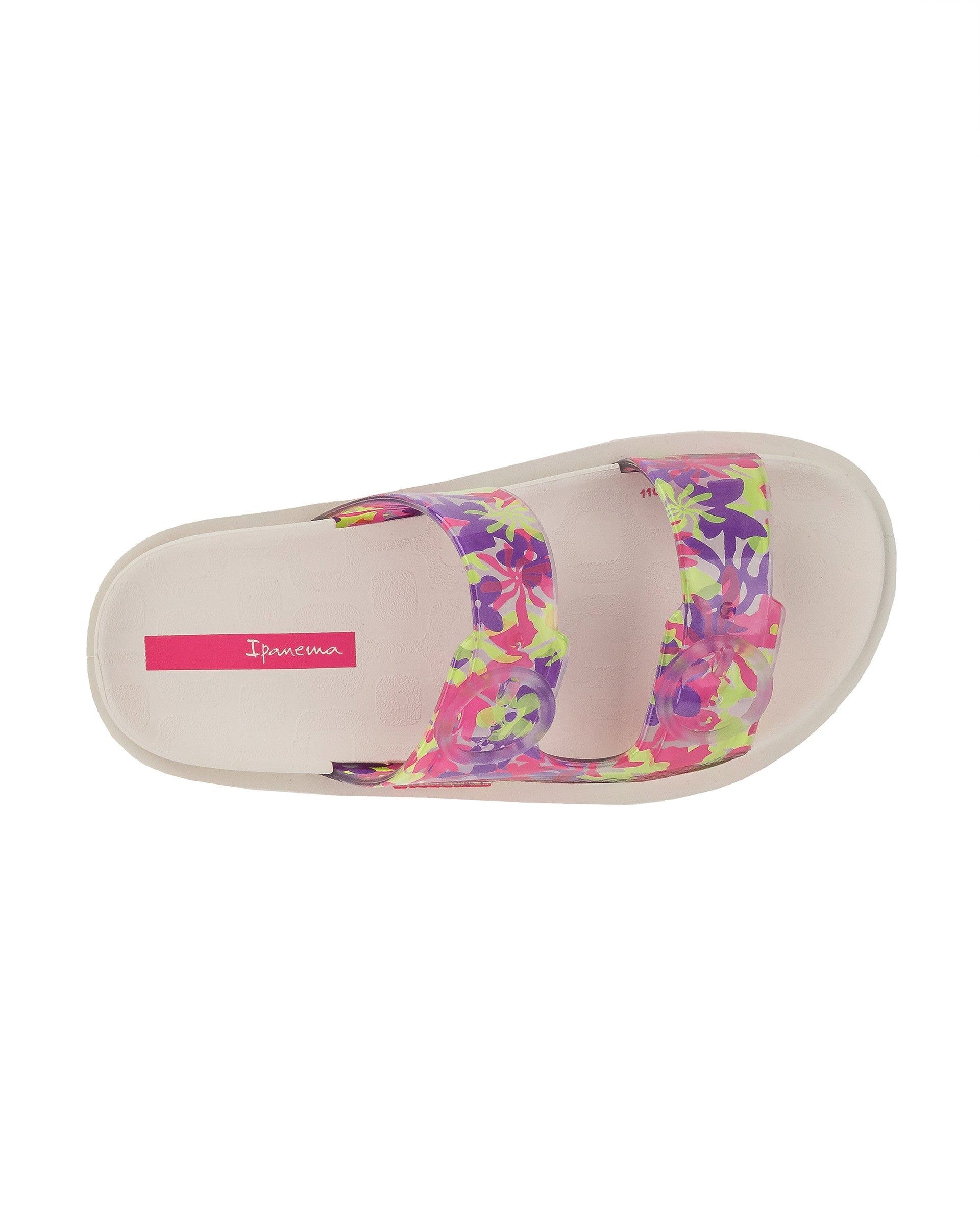 Ipanema Follow Badslippers Kinderen Beige Roze Groen | 23018-MZIF