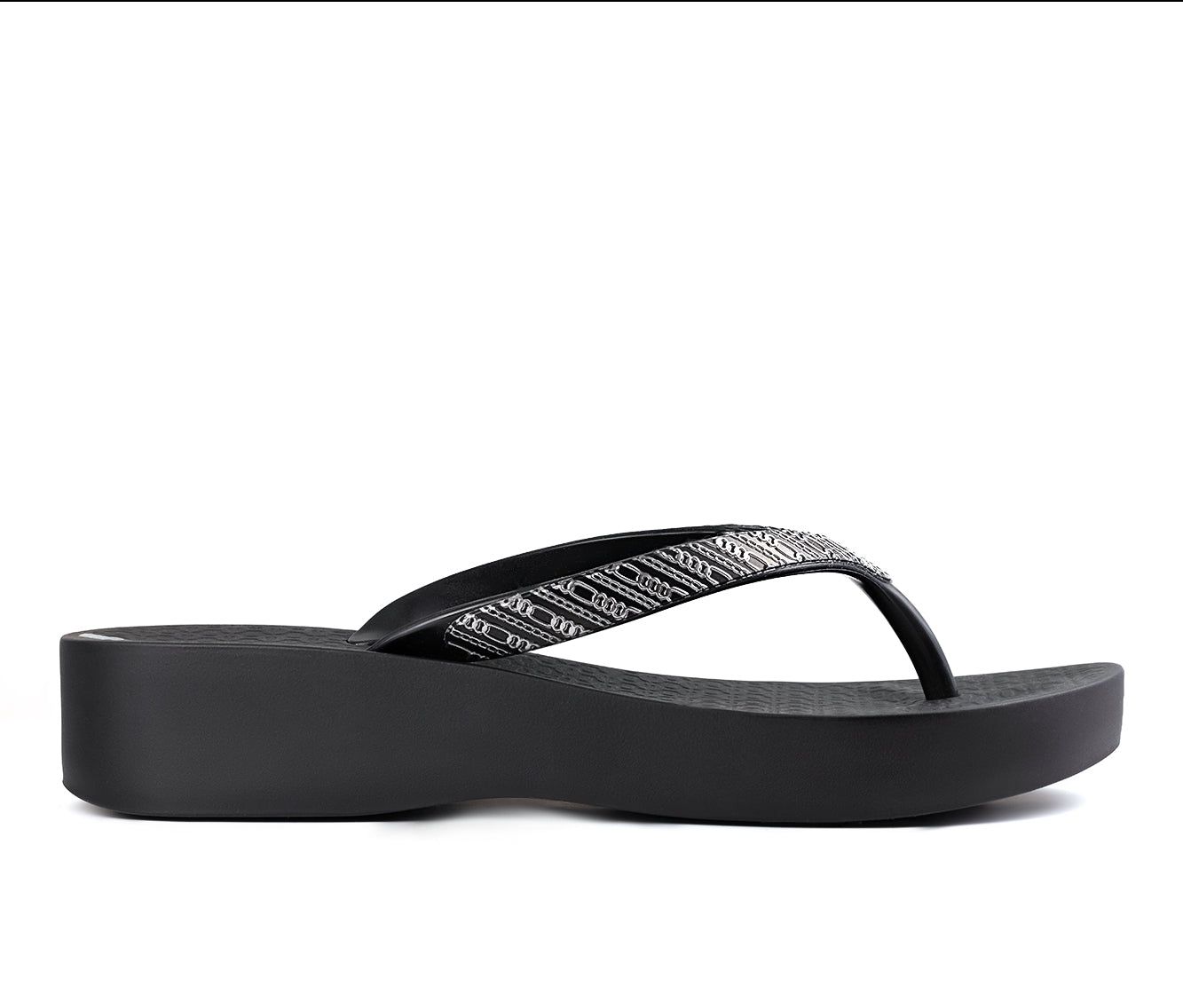Ipanema Mesh Teenslippers Dames Zwart Grijs | 37205-HZER