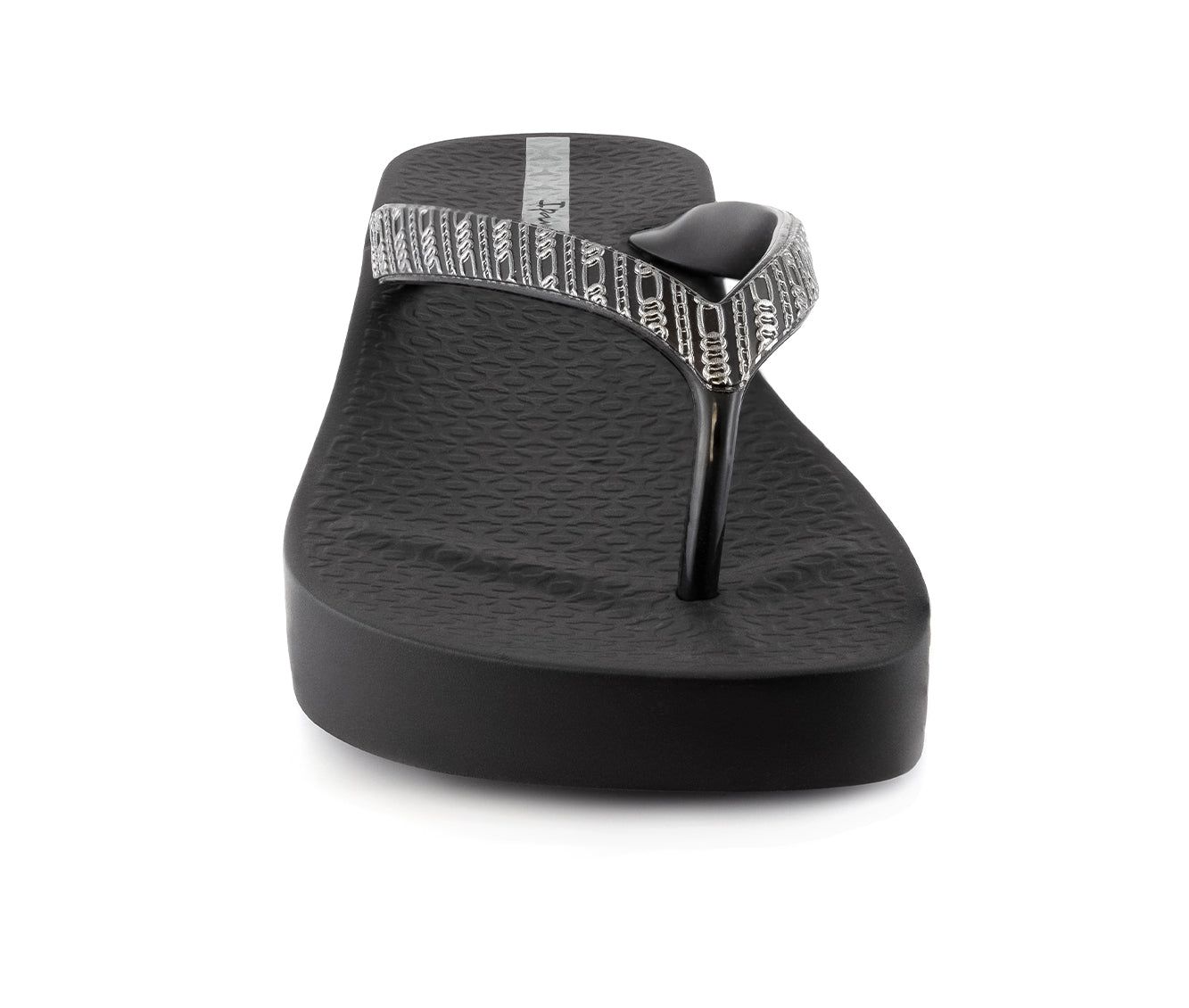 Ipanema Mesh Teenslippers Dames Zwart Grijs | 37205-HZER