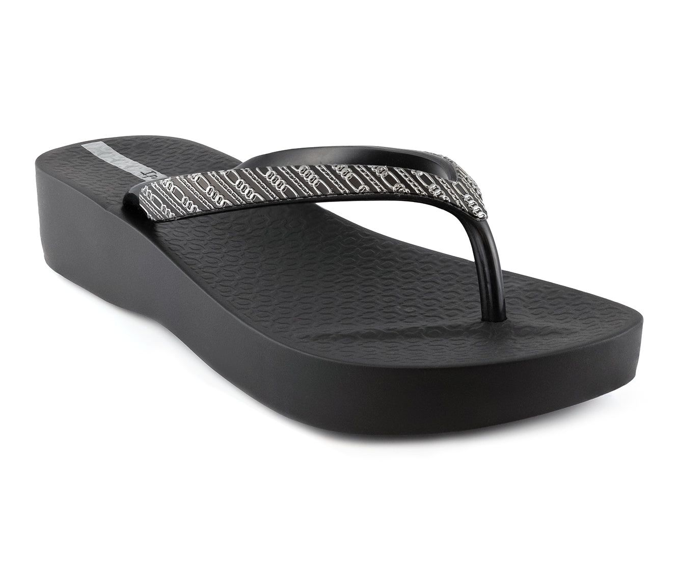 Ipanema Mesh Teenslippers Dames Zwart Grijs | 37205-HZER