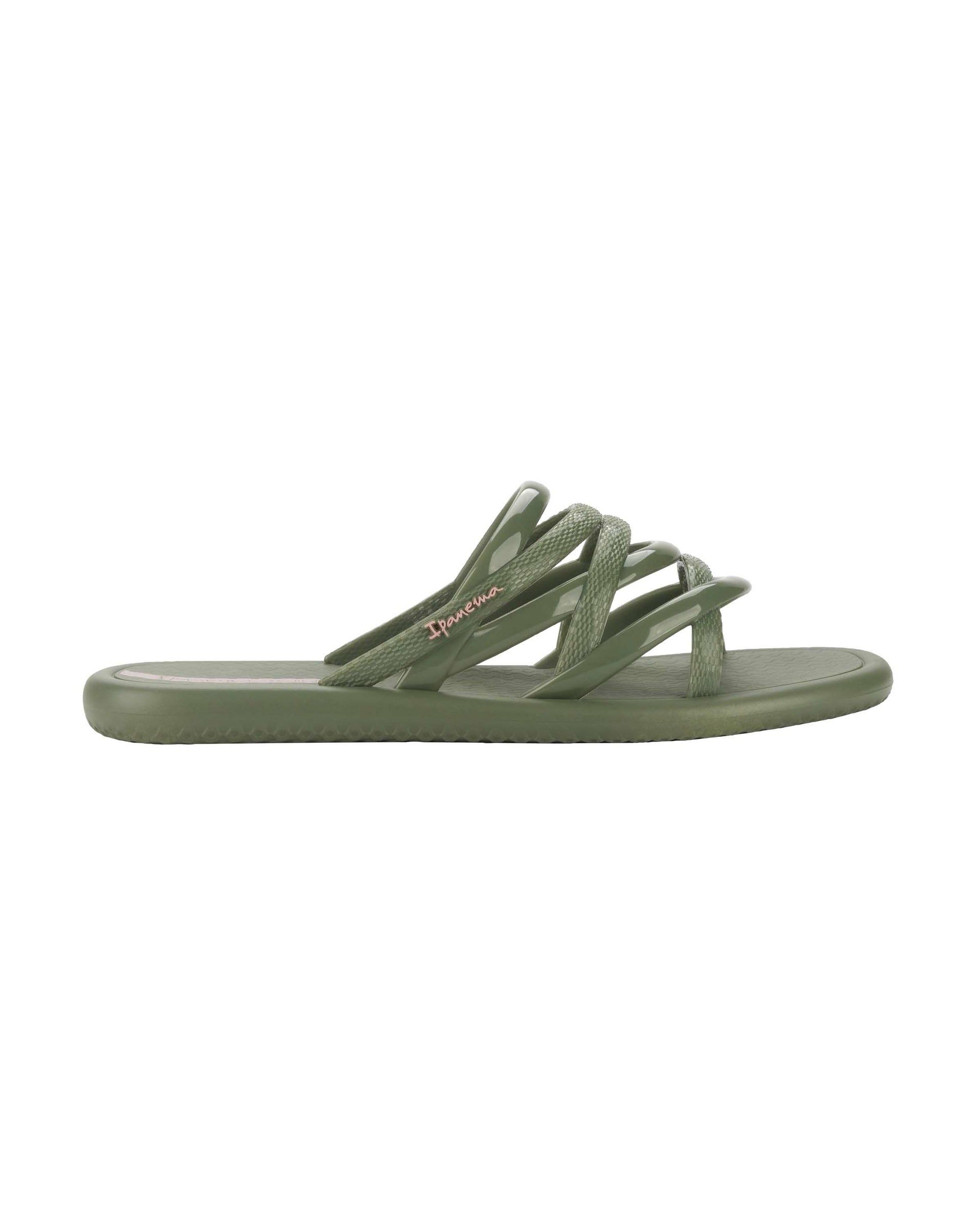 Ipanema Meu Sol Slide Badslippers Dames Groen Roze | 54620-LBVD