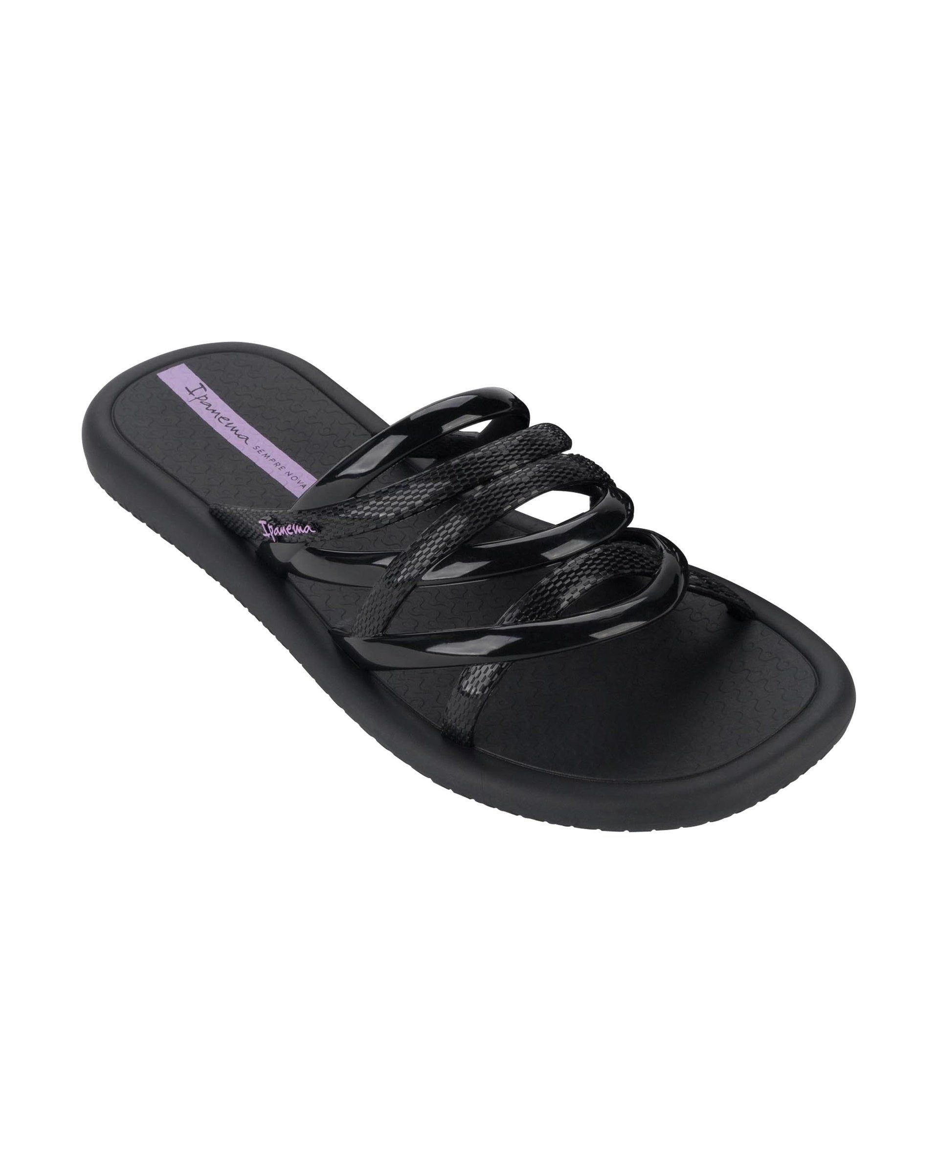 Ipanema Meu Sol Slide Badslippers Dames Zwart | 21637-UQZH