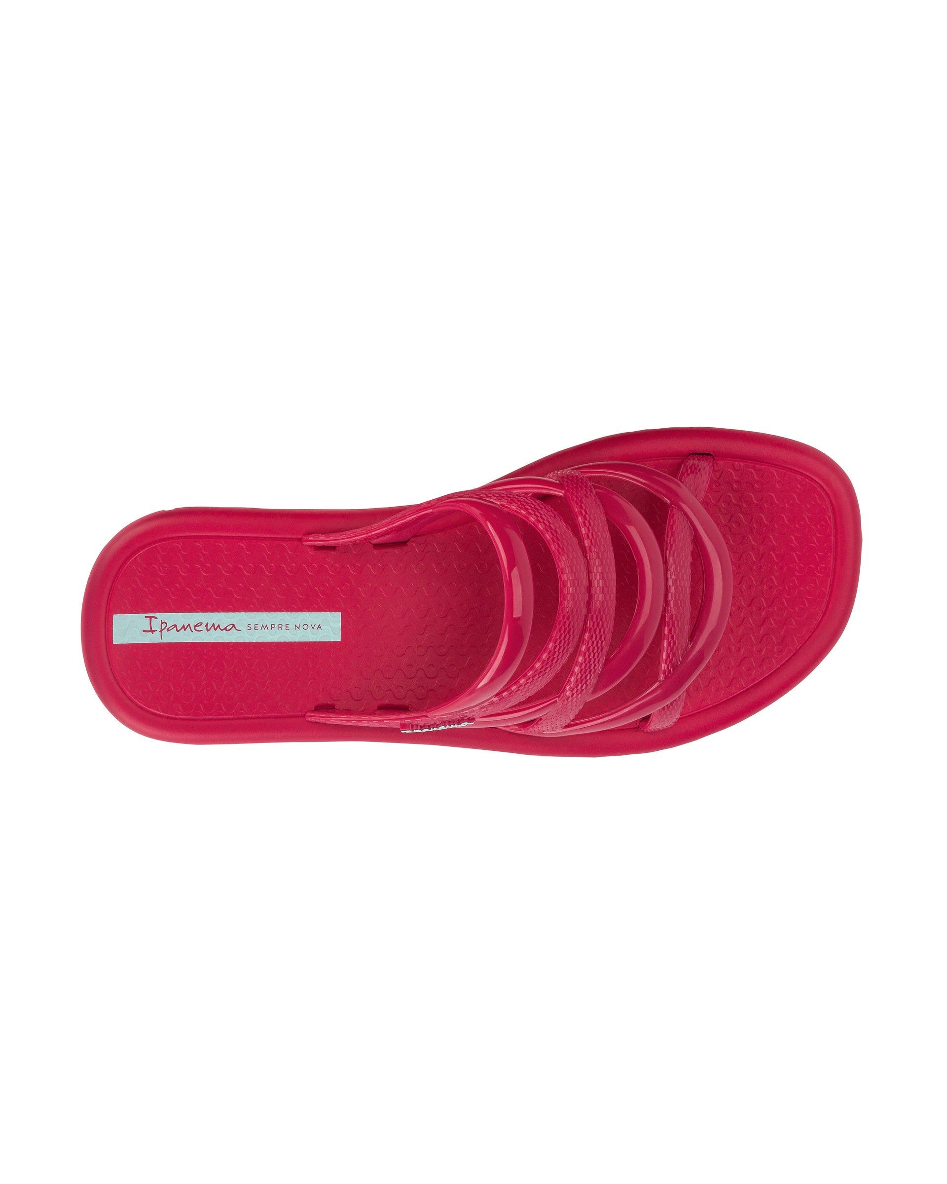 Ipanema Meu Sol Slide Badslippers Dames Donkerroze Groen | 92015-AMVY