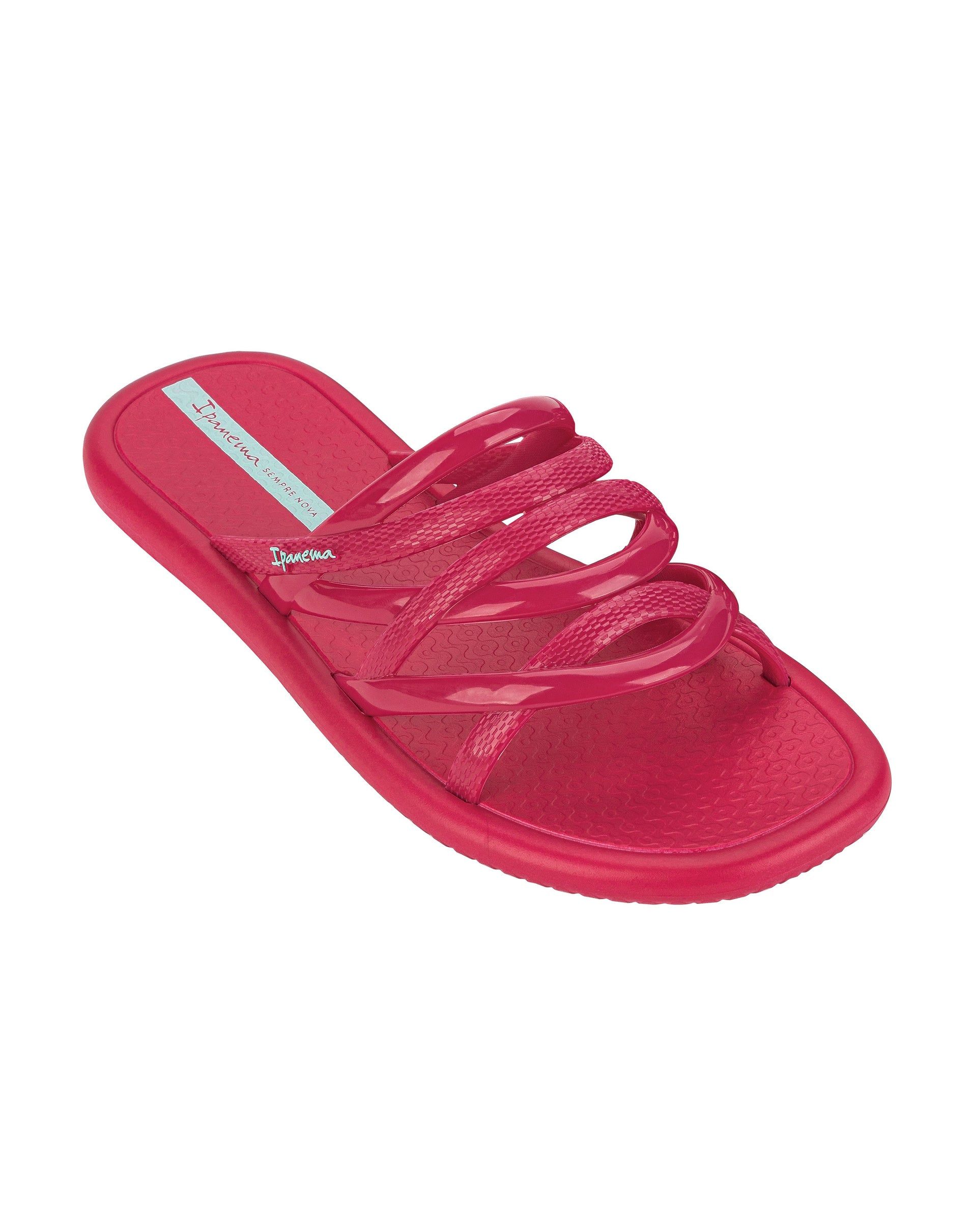 Ipanema Meu Sol Slide Badslippers Dames Donkerroze Groen | 92015-AMVY