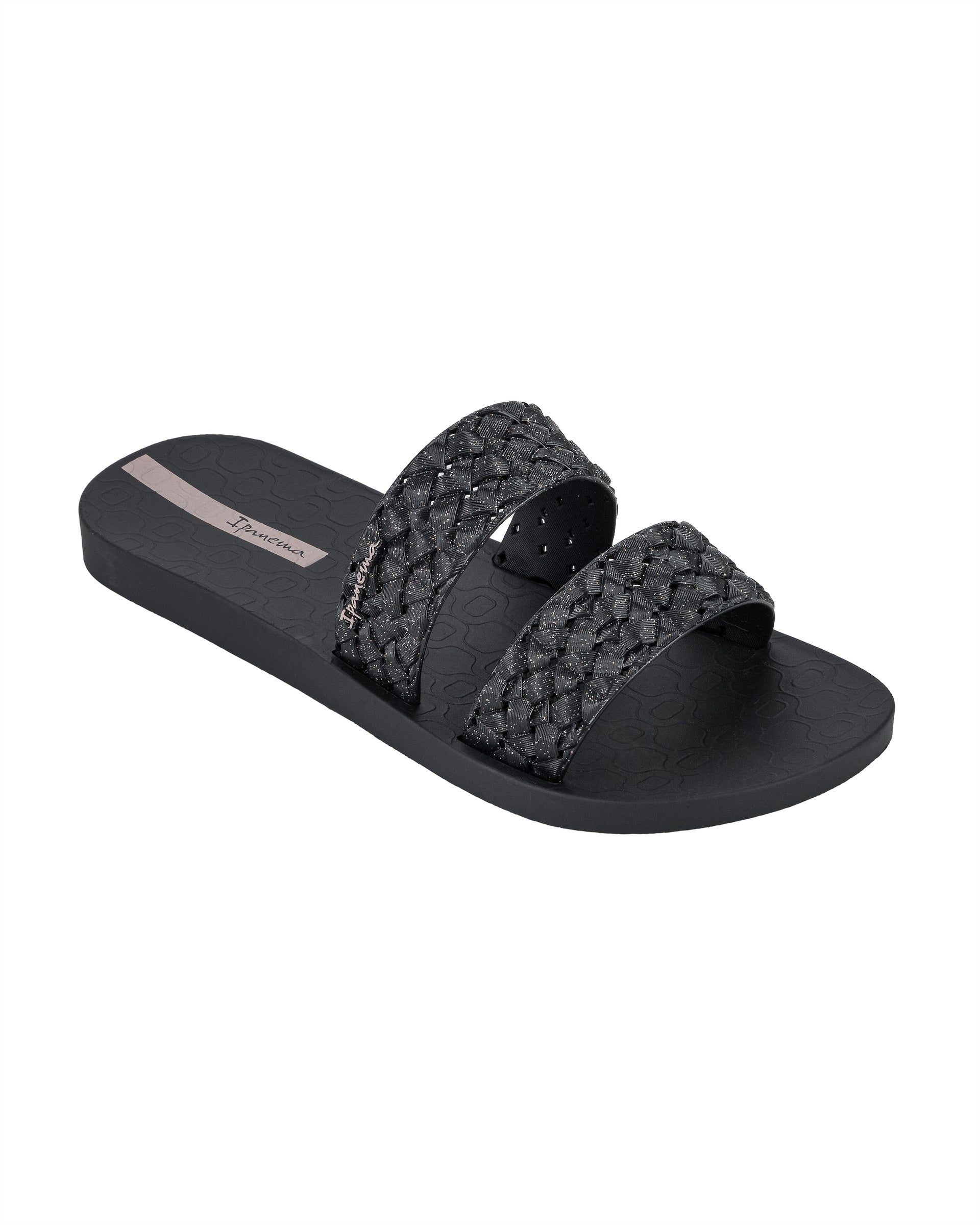 Ipanema Renda Badslippers Dames Zwart Zwart | 97601-RFXC
