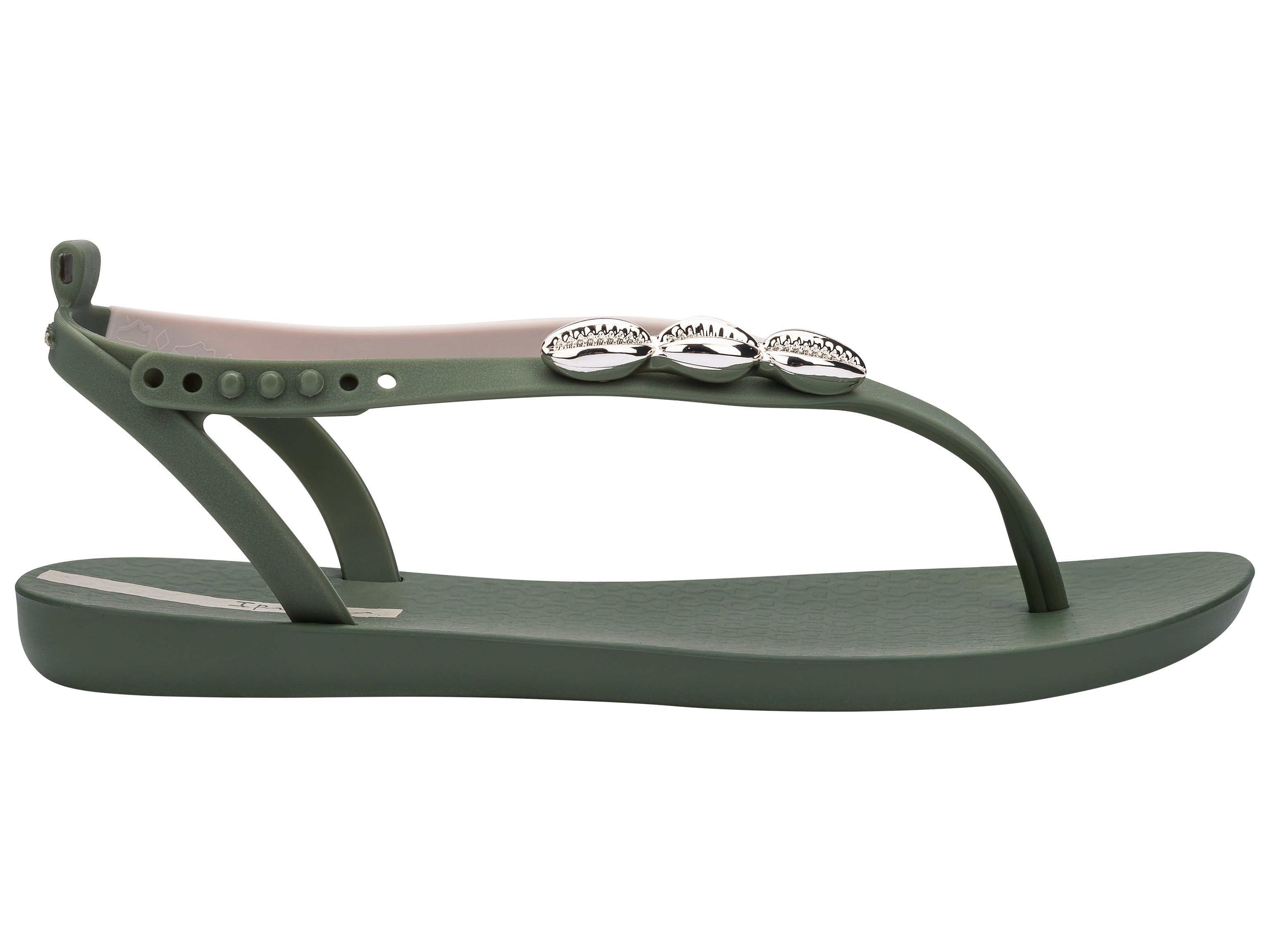 Ipanema Salty Sandalen Dames Groen Beige Zilver | 65739-OHJZ