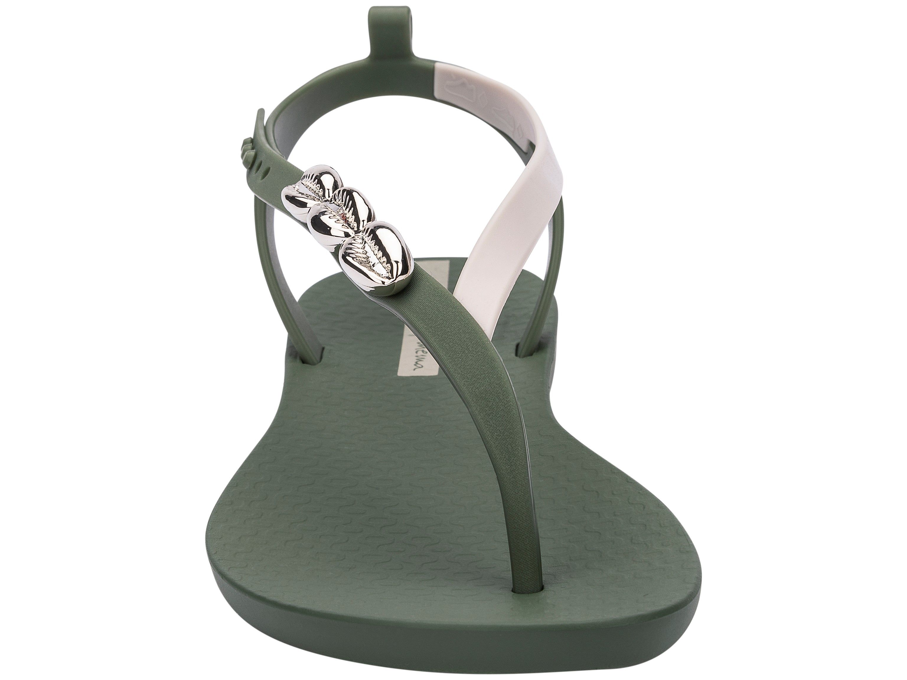 Ipanema Salty Sandalen Dames Groen Beige Zilver | 65739-OHJZ