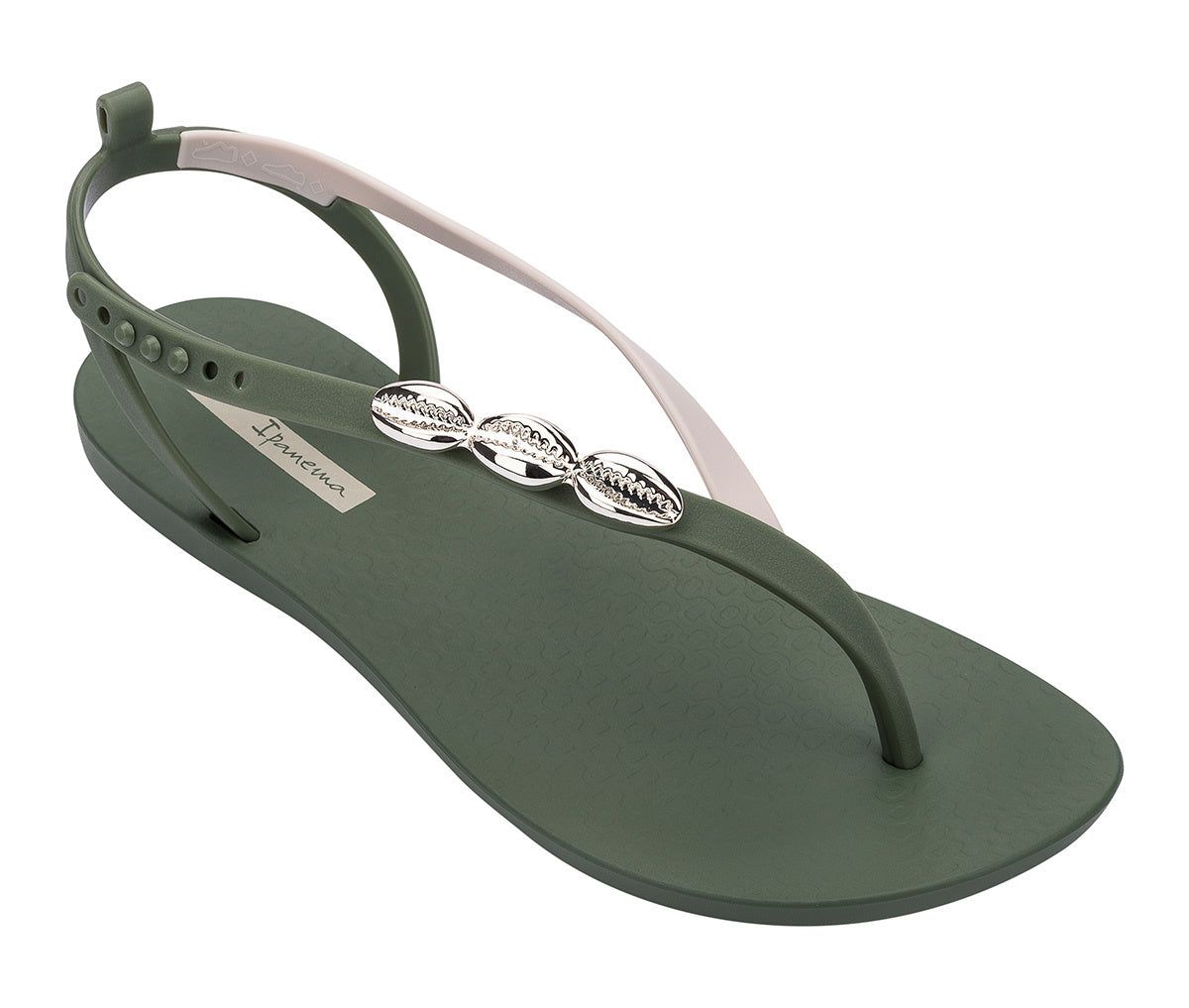 Ipanema Salty Sandalen Dames Groen Beige Zilver | 65739-OHJZ