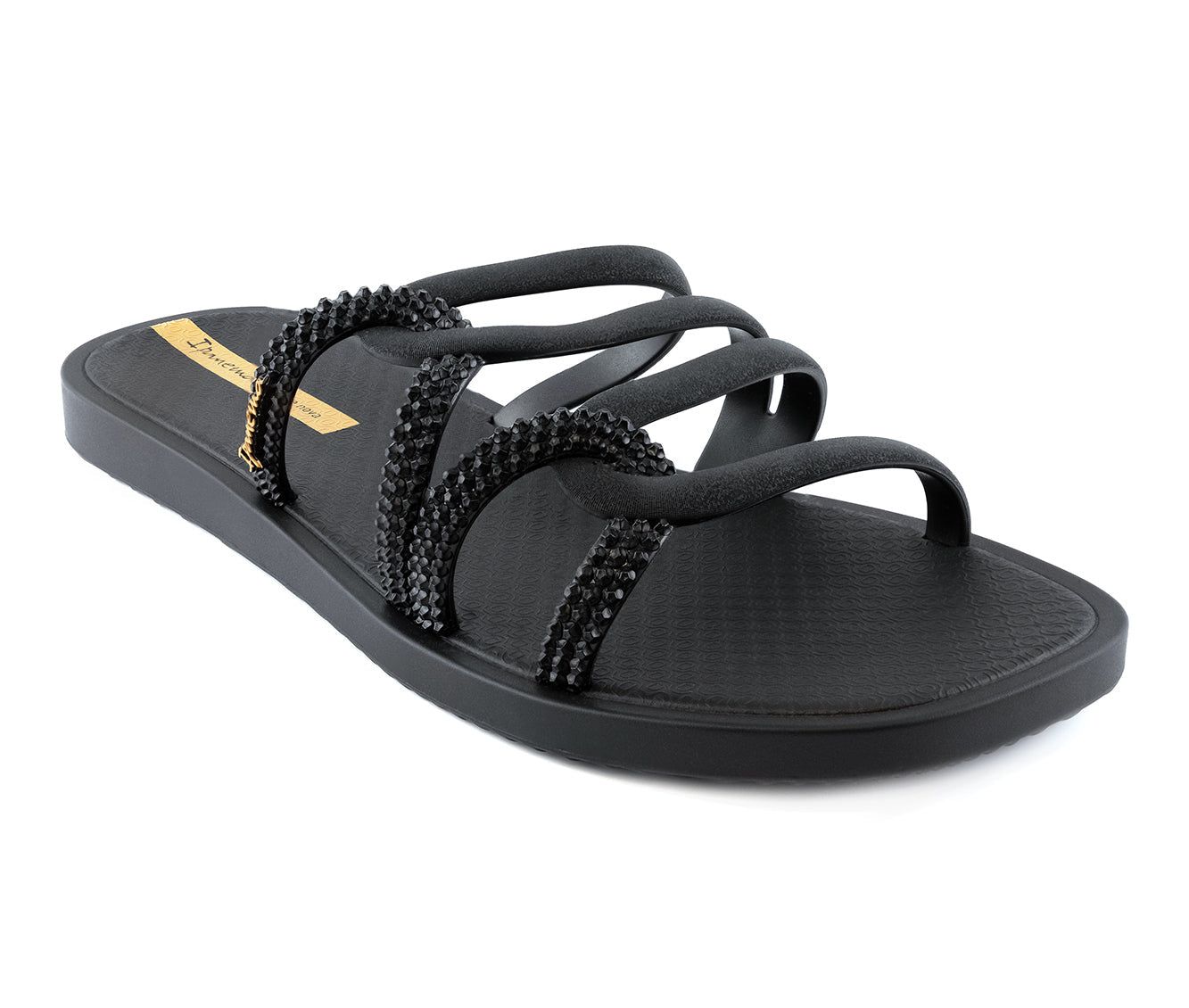 Ipanema Solar Slide Badslippers Dames Zwart | 12376-BEYM