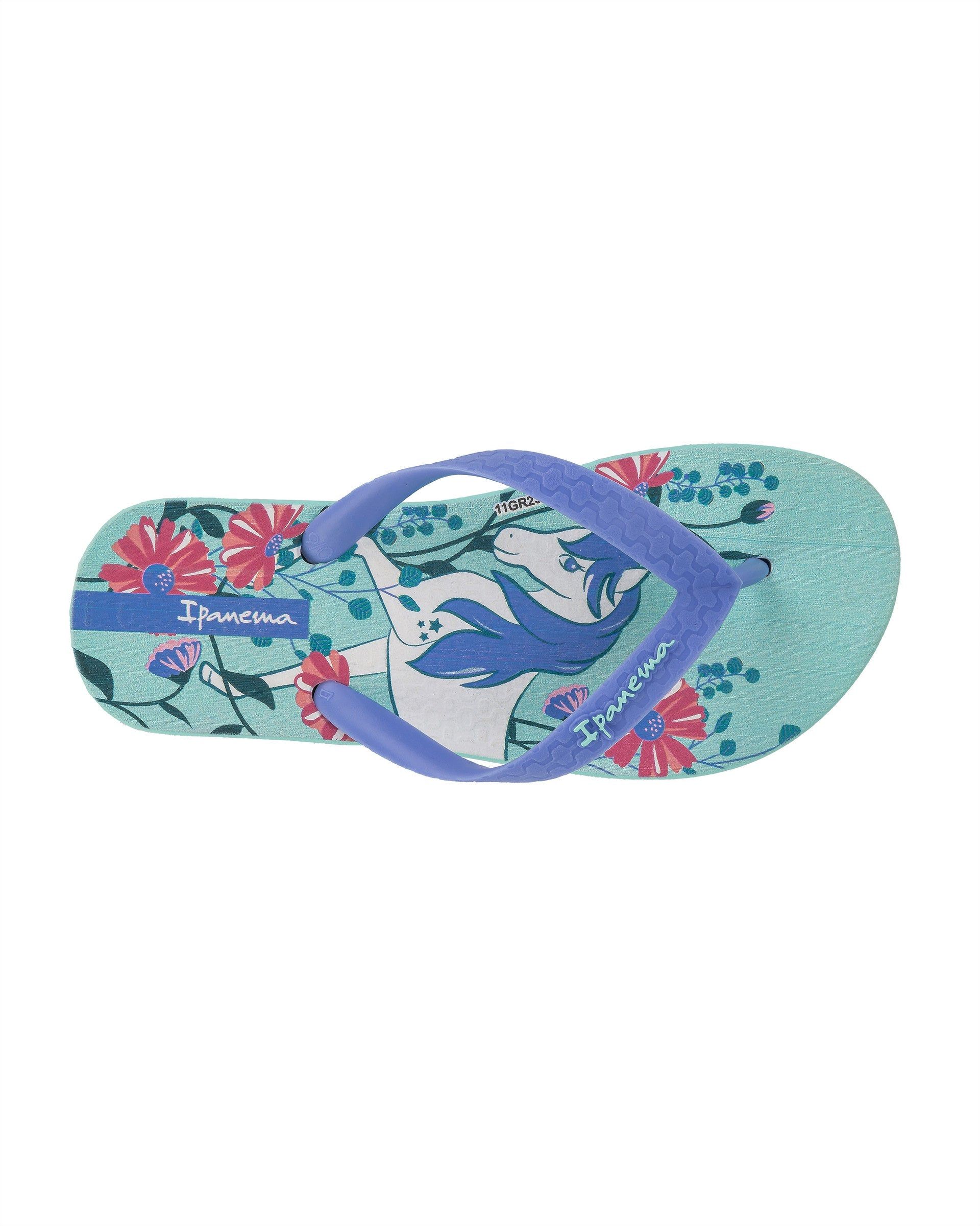 Ipanema Temas Teenslippers Kinderen Groen Blauw Roze | 52187-GBRO