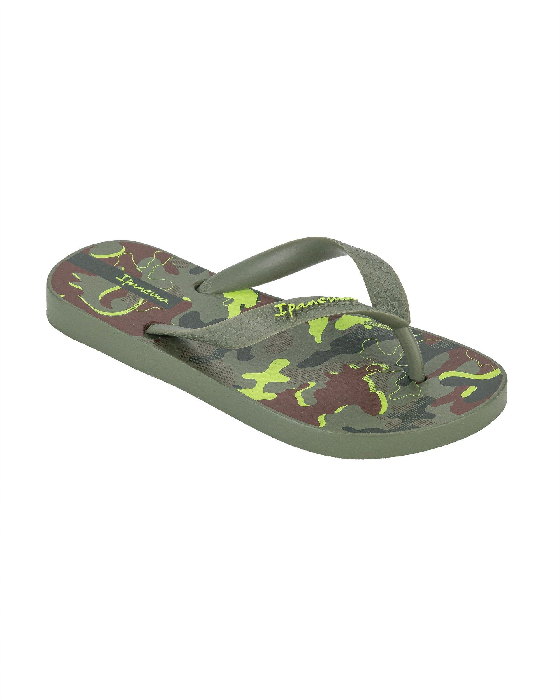 Ipanema Temas Teenslippers Kinderen Groen Bruin | 29045-PAKV