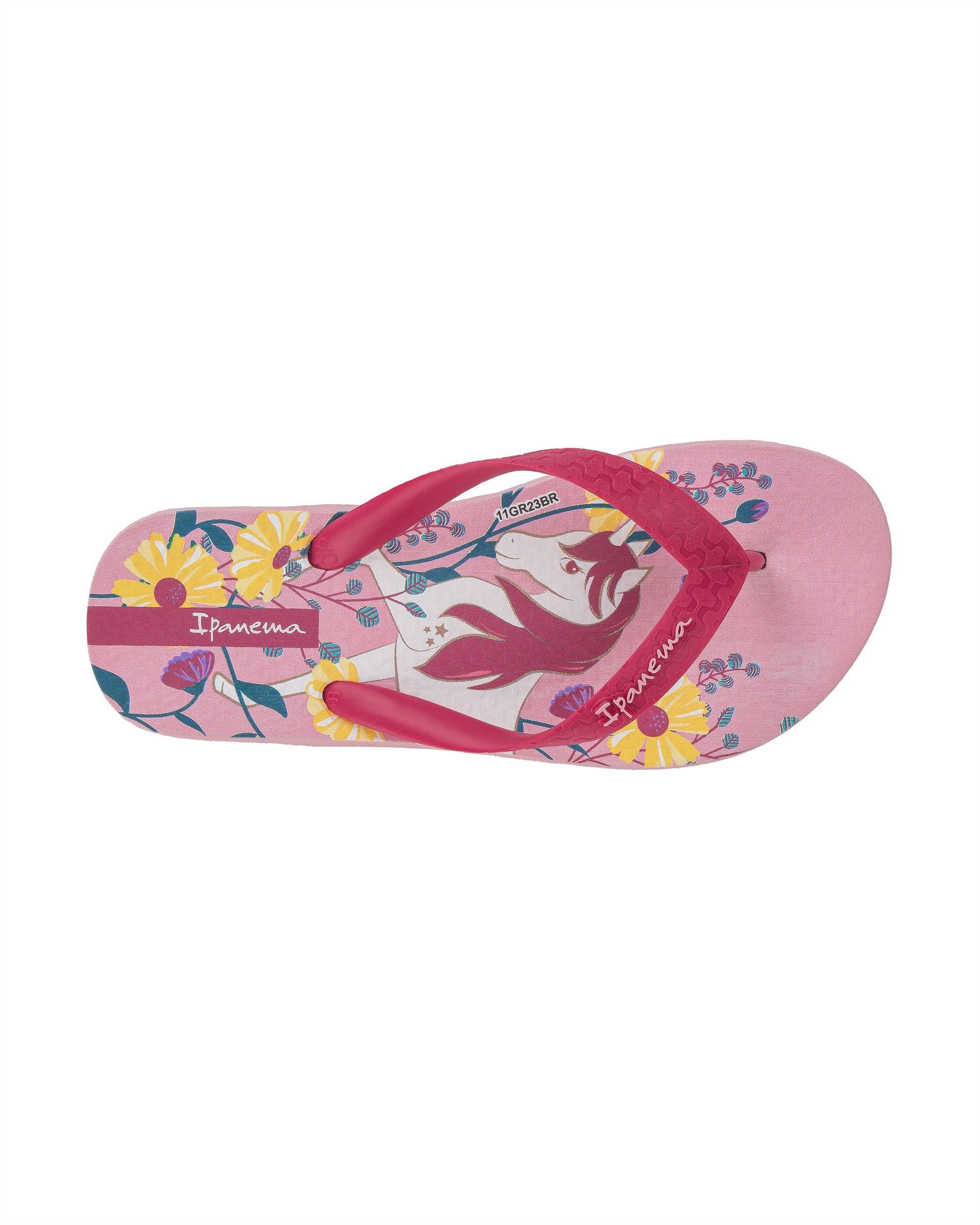 Ipanema Temas Teenslippers Kinderen Roze Wit Geel | 75246-VAIP
