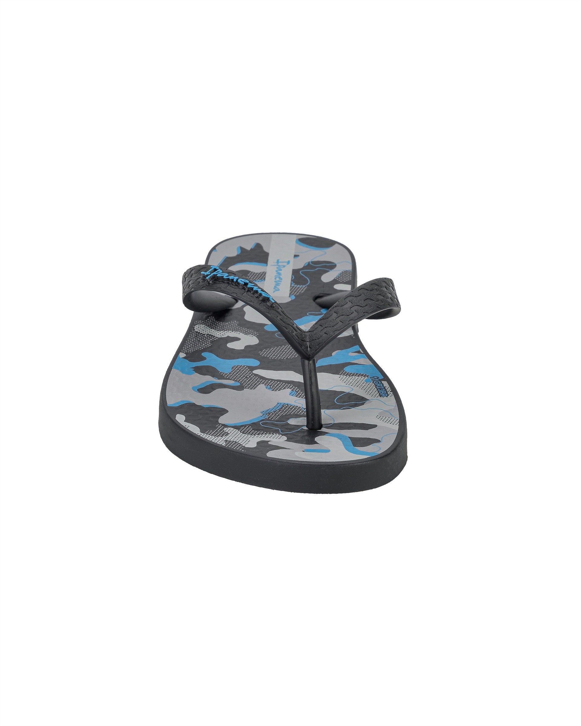 Ipanema Temas Teenslippers Kinderen Zwart Grijs Blauw | 37410-MTVR