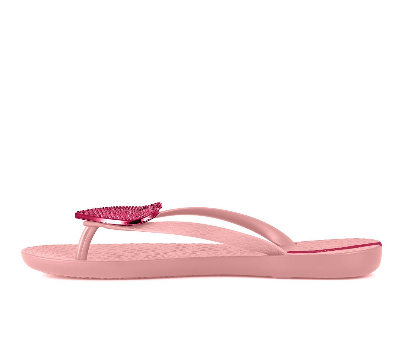 Ipanema Wave Heart Teenslippers Dames Roze Rood | 21964-ZPNB