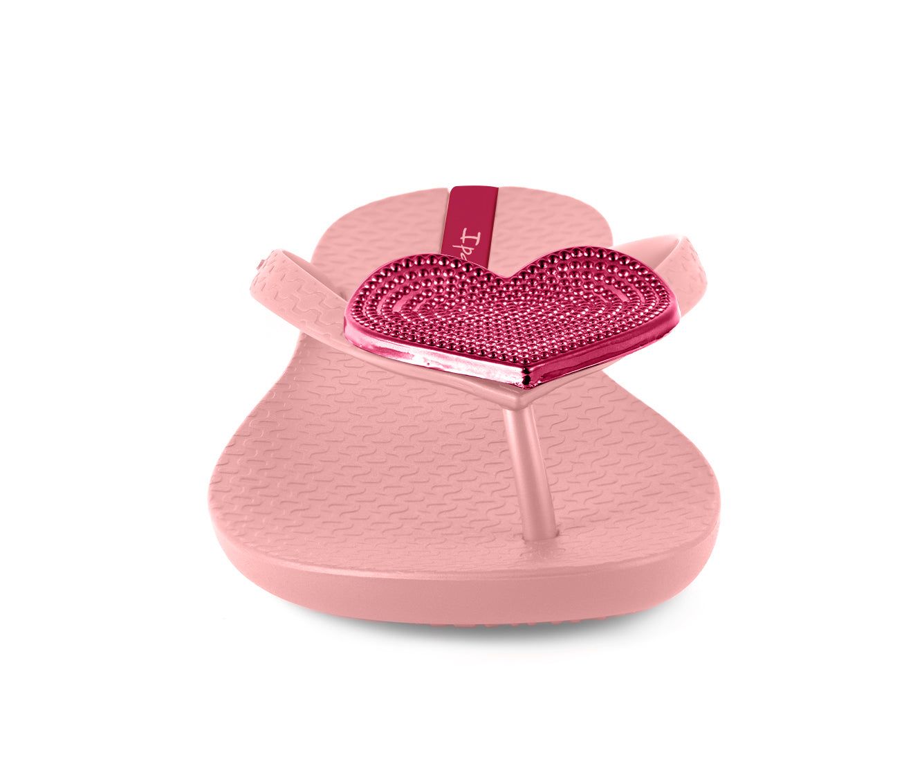Ipanema Wave Heart Teenslippers Dames Roze Rood | 21964-ZPNB